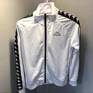 Kappa White Zip-Up Brand new w/o tags - unworn, perfect condition